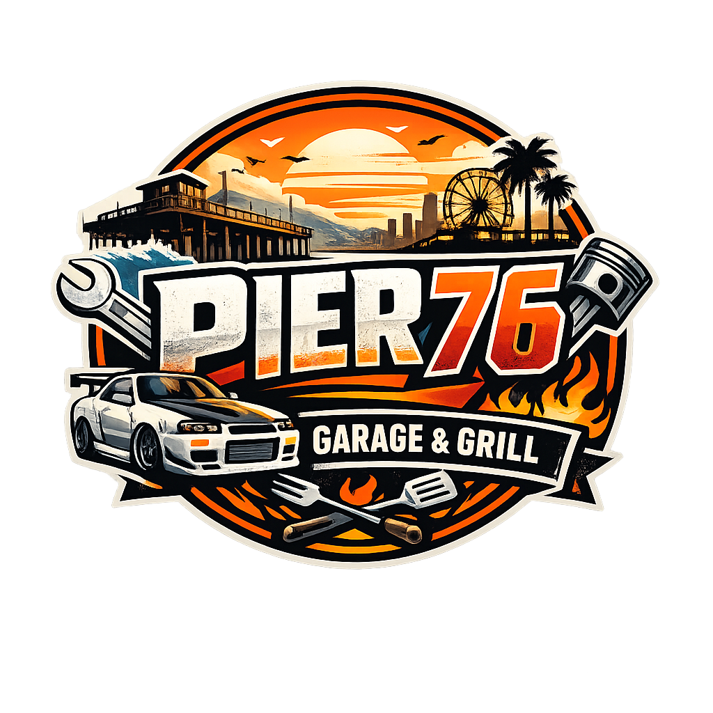Pier 76 Garage & Grill logo